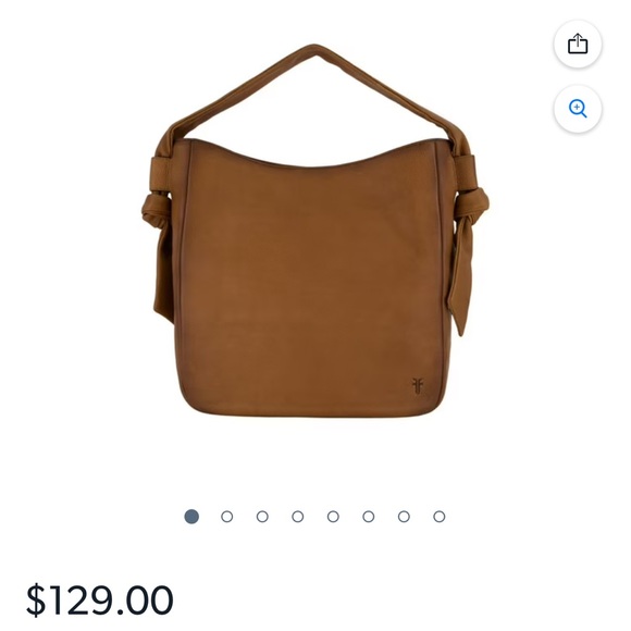 Frye Handbags - Frye Nora Knotted 100% Genuine Leather Women's Hobo Shoulder Bag